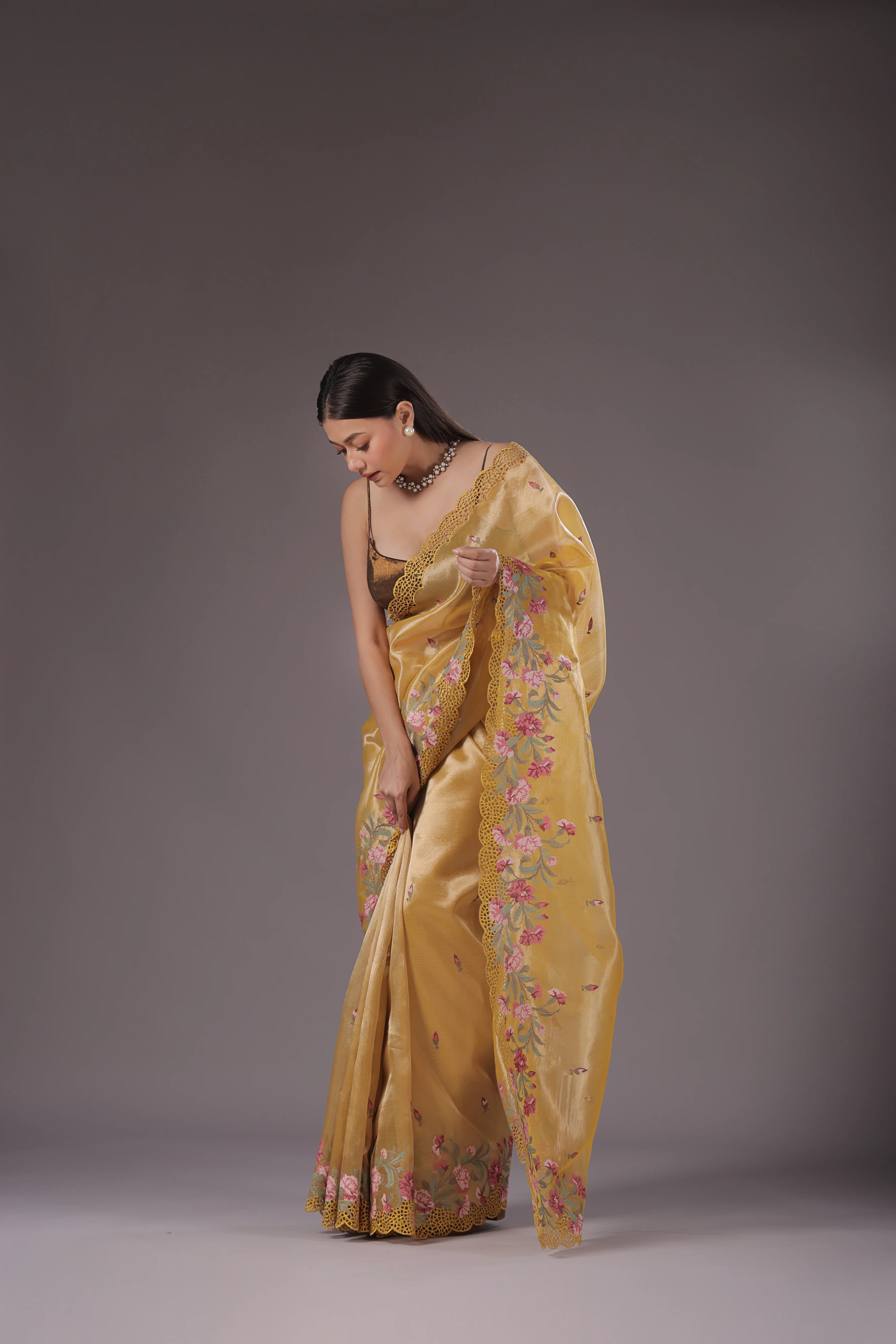 Semi Tissue Cut Work - Image 4