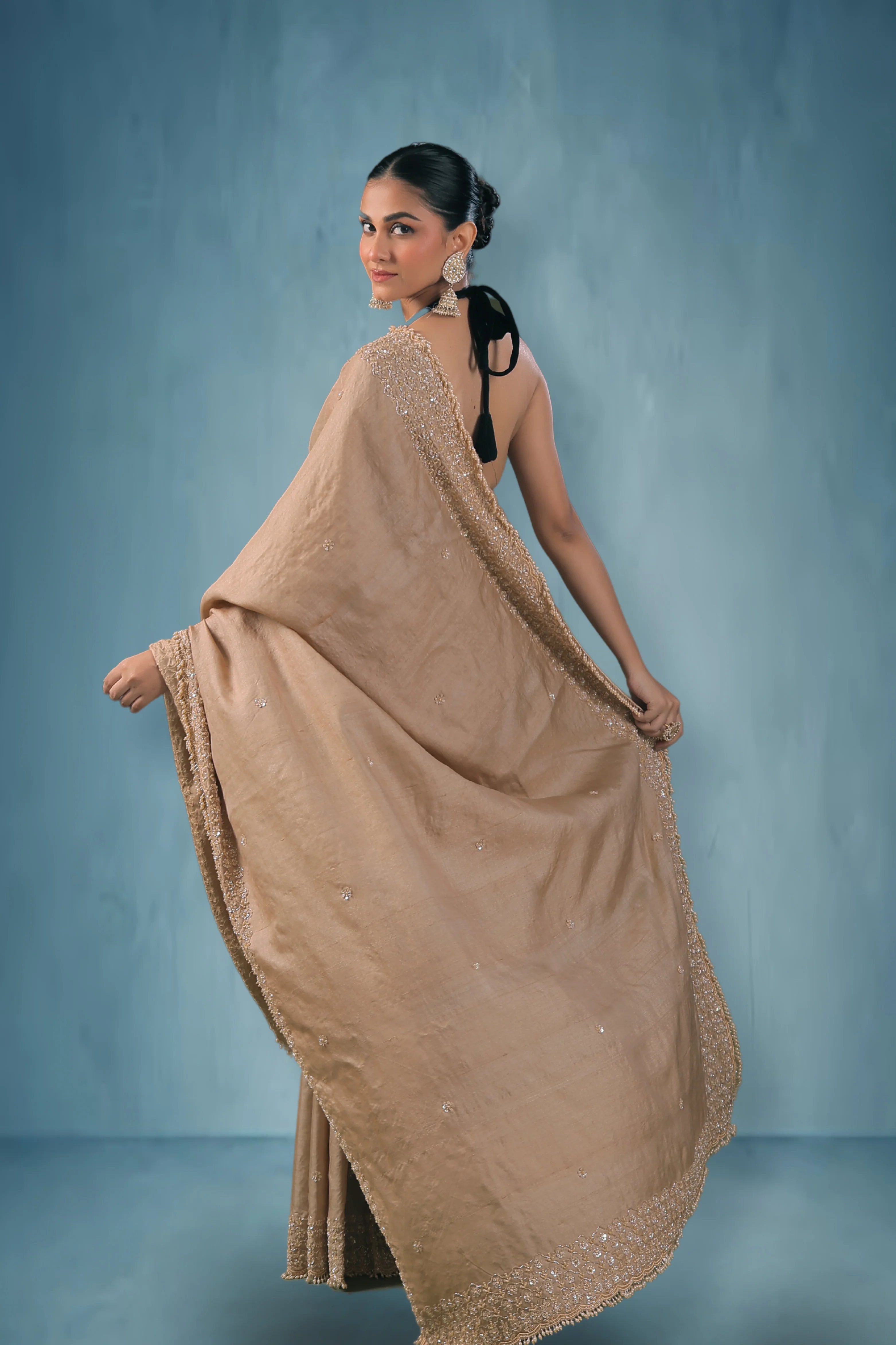 Tussar Zardosi Work - Image 4